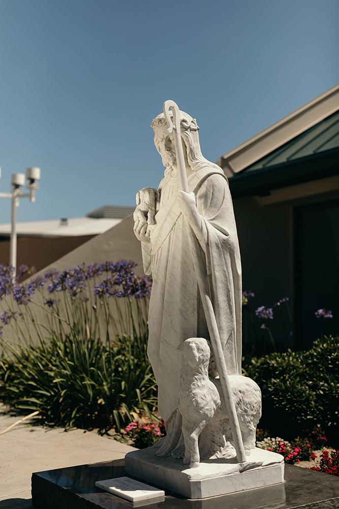 The Good Shepherd Statue